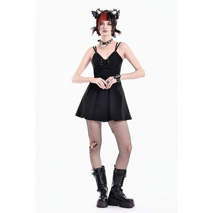 Dark in Love Crypt Rebel Pleated Dress