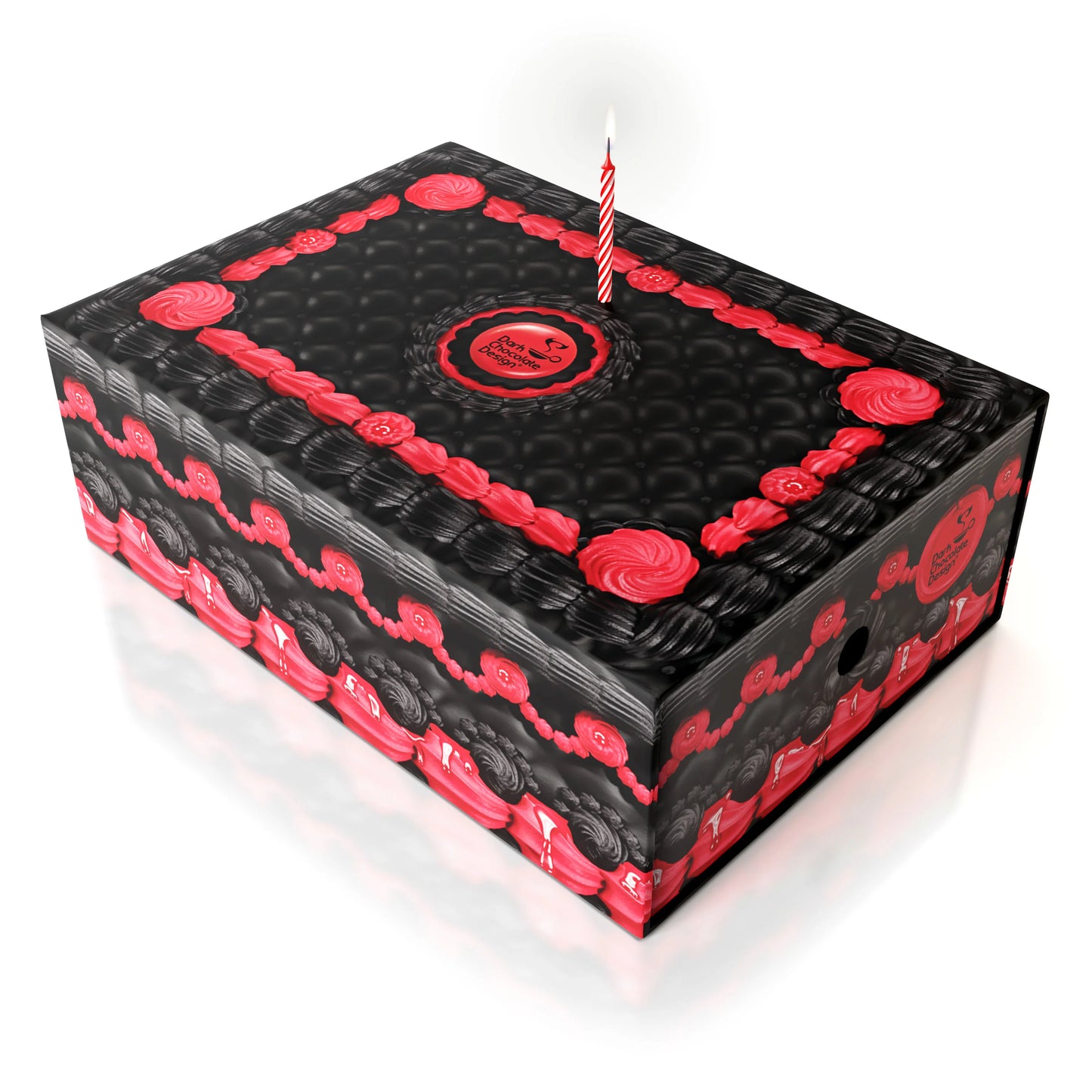 Chocolaticas® Melancholy – Gothic Rose & Lace Mid Heels