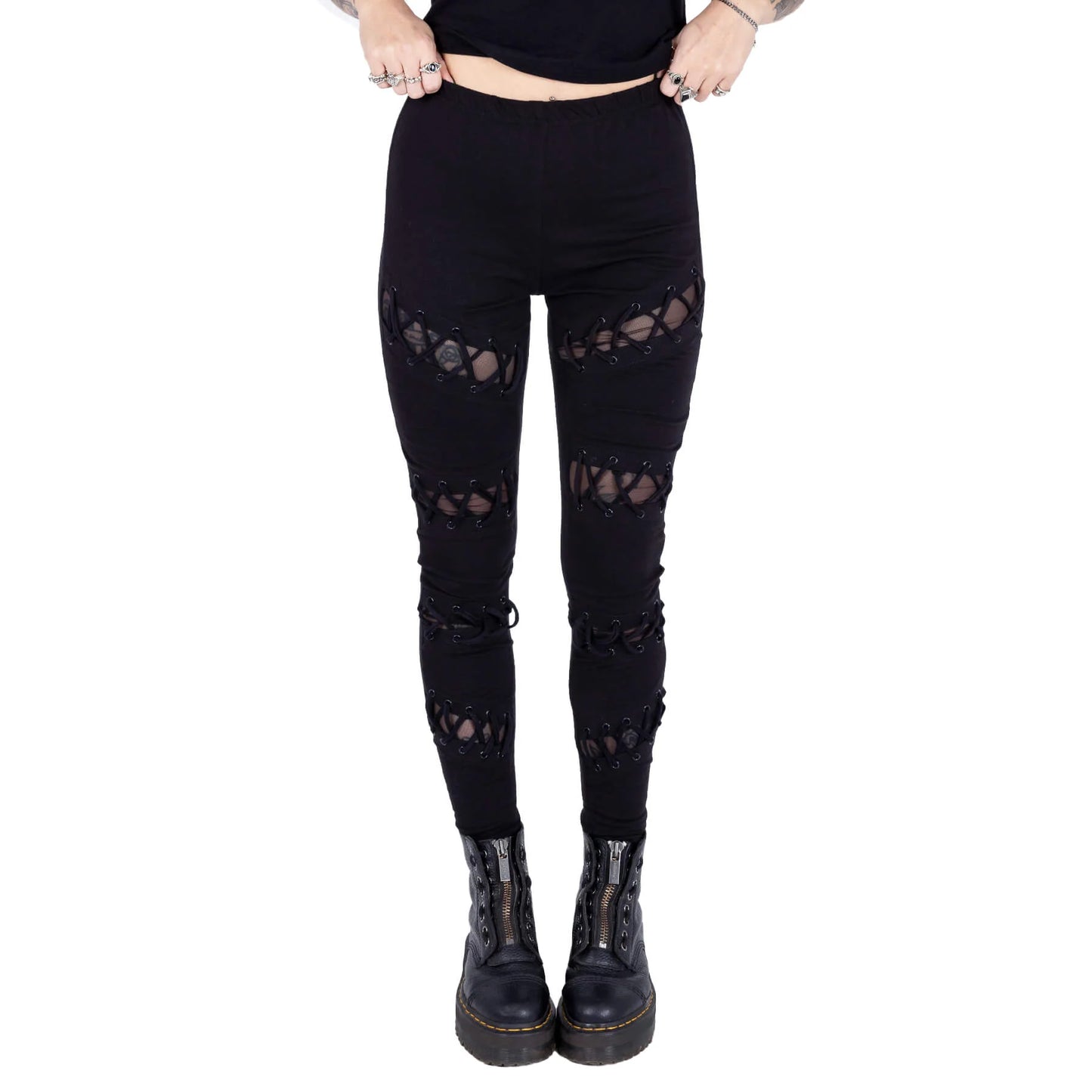 Vixxsin Calais Lace Up Leggings - Kate's Clothing