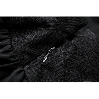 Dark in Love Evrin Embroidered High Waisted Maxi Skirt