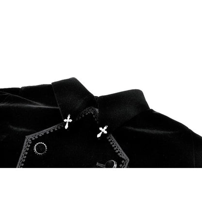 Dark in Love Lilith Officer Velvet Coat