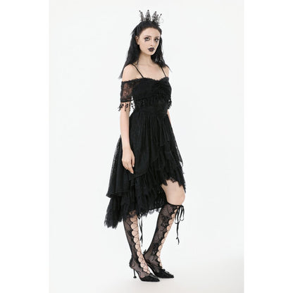 Dark in Love Soraya Gothic Lace High-Low Dress