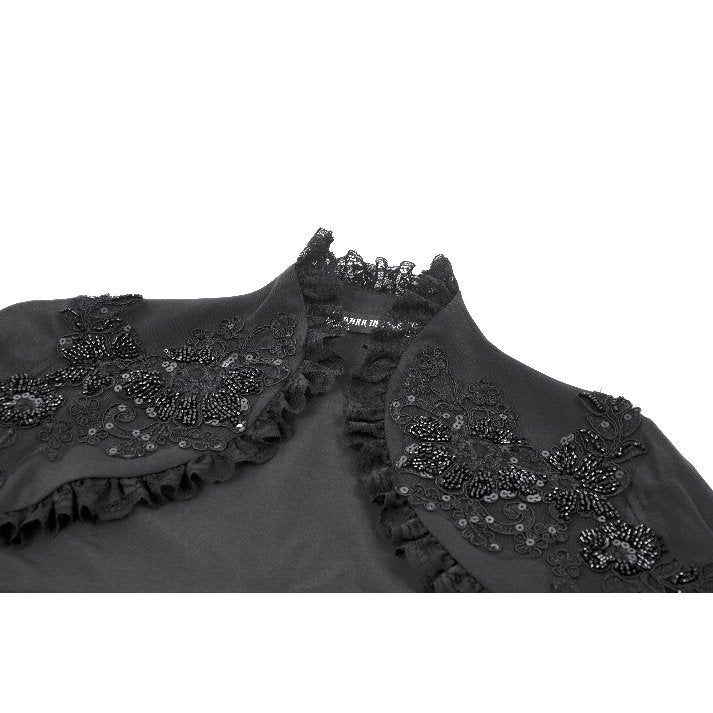 Front and back product views of the shrug