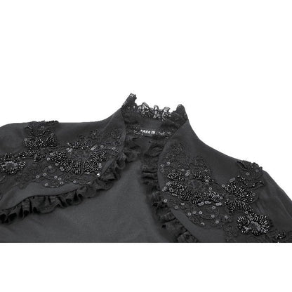 Front and back product views of the shrug