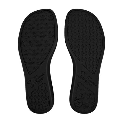 Chocolaticas Mary Jane flats sole view vegan non marking footwear