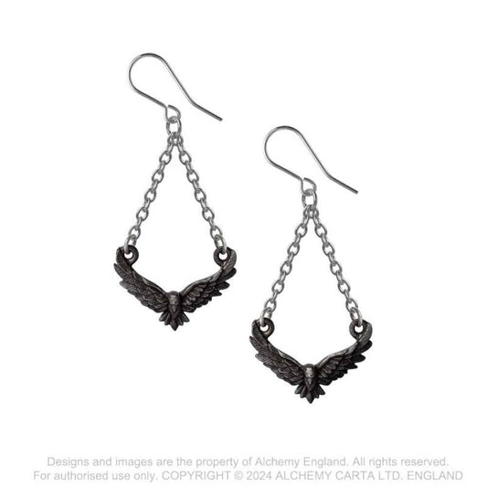 Alchemy Gothic Conspiracy Earrings - Kate's Clothing