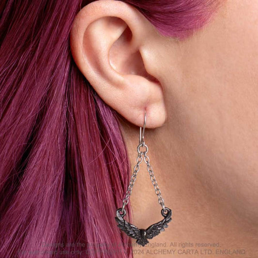 Alchemy Gothic Conspiracy Earrings - Kate's Clothing