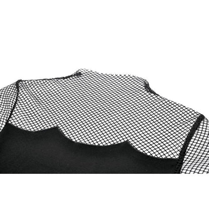 Dark in Love Dark Punk Mesh Chain Top