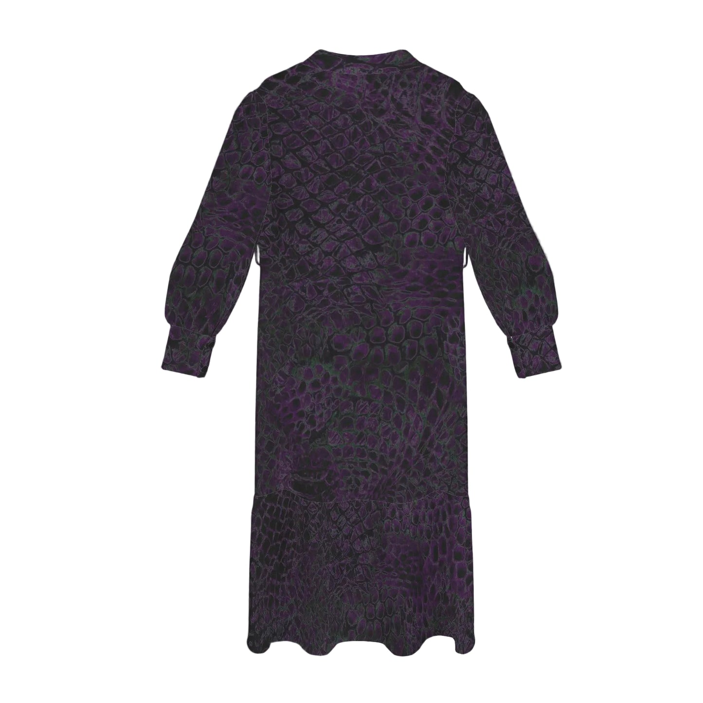 ANTIBrand Misfits Rack - Hydra Skin Lantern Sleeve Shirt Dress - S (UK 10)