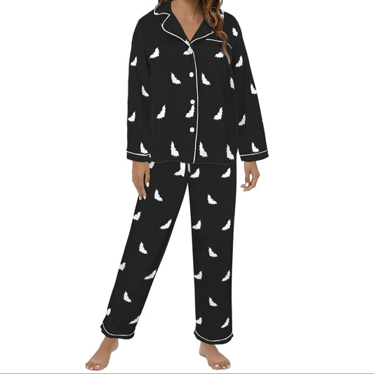 ANTIBrand satin pajamas with original artwork