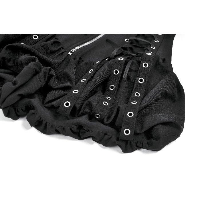 Dark in Love Brynja Eyelet Balloon Shorts
