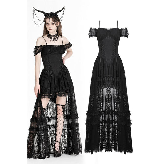Dark in Love Kelilah Lace Hi-Low Dress - Kate's Clothing