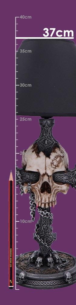 Nemesis Now Cranium Crucis Gothic Skull Table Lamp