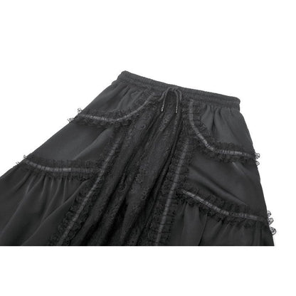 Dark in Love Belladonna Floor-Length Goth Skirt