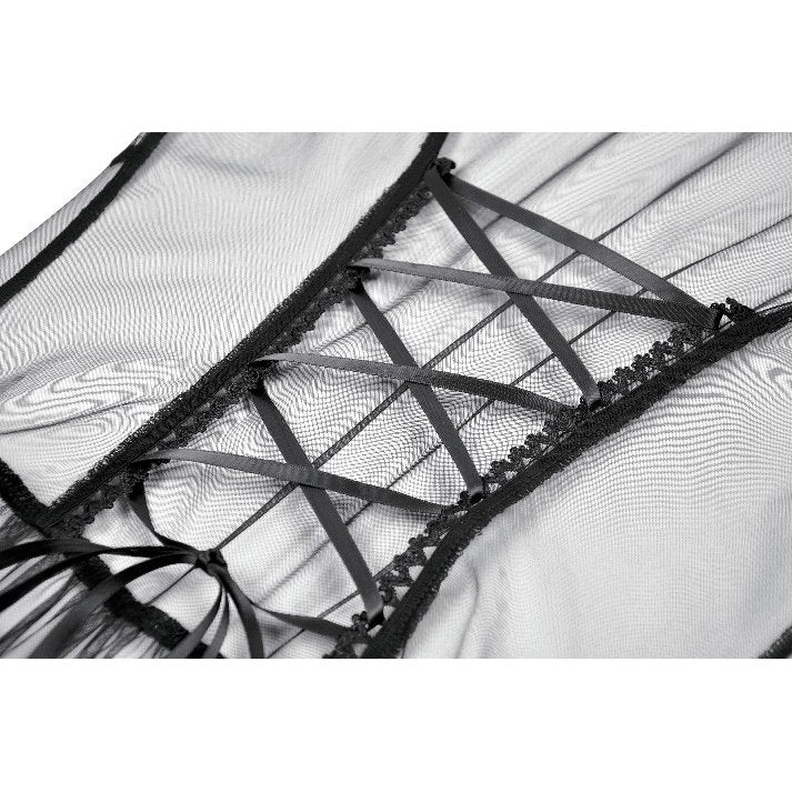 Dark in Love Retro Lace Patchwork Duster