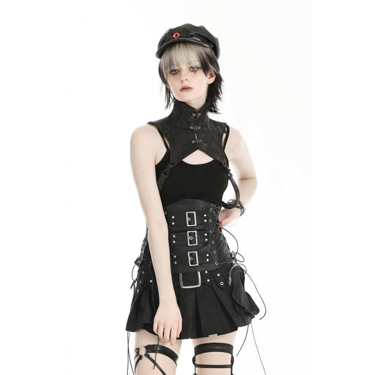 Dark in Love Amalia Snake Skin Effect Collar - Kate's Clothing