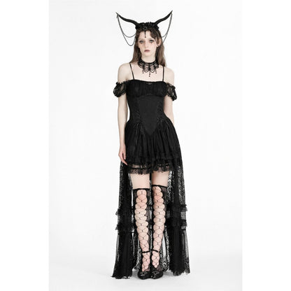 Dark in Love Kelilah Lace Hi-Low Dress - Kate's Clothing