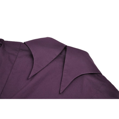 Dark in Love Druantia blouse puff sleeve close-up showing gothic ruffle trim