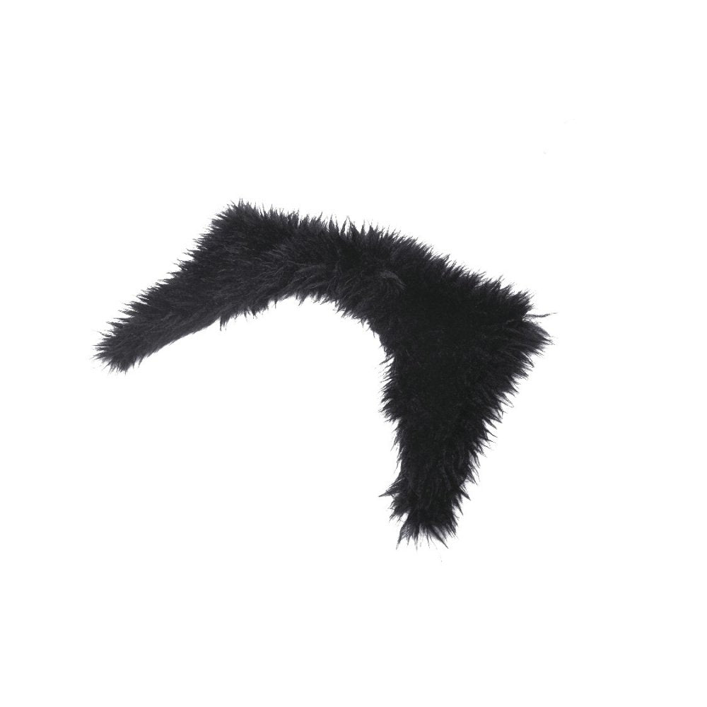 Dark in Love Haidee coat sleeve detail with faux fur cuff gothic coat

