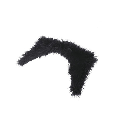 Dark in Love Haidee coat sleeve detail with faux fur cuff gothic coat
