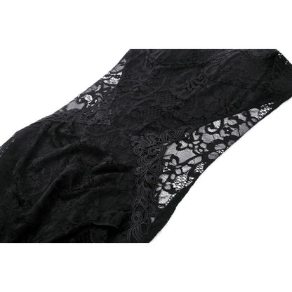 Dark in Love Naiara dress adjustable strap detail gothic lace dress
