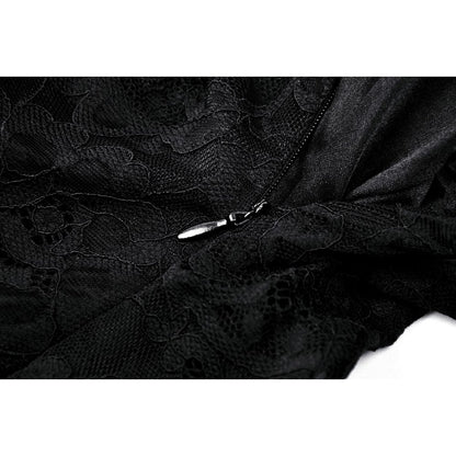 Dark in Love Naiara lace dress hidden zipper detail close up