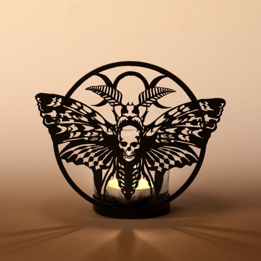 Alchemy Gothic Death’s Head Moth Tealight Holder