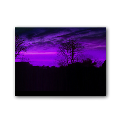 Modern gothic wall art on satin-matte cotton canvas