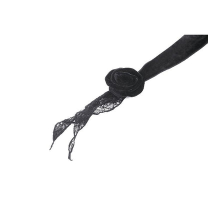 Dark in Love Lavinia Elegant Shrug in Velvet and Lace - Kate's Clothing