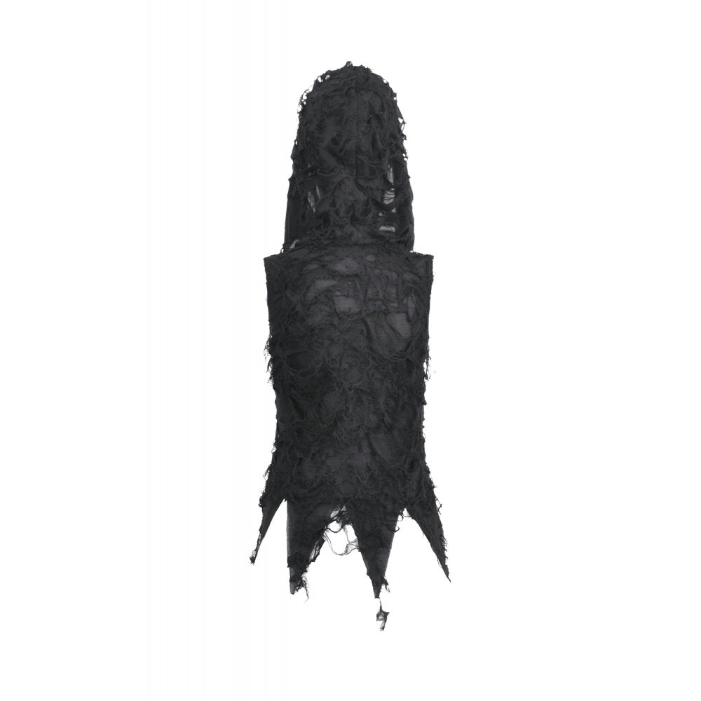 Dark in Love Rebel Punk Asymmetric Hooded Top