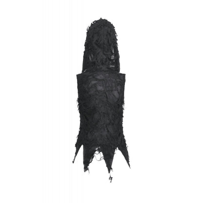 Dark in Love Rebel Punk Asymmetric Hooded Top