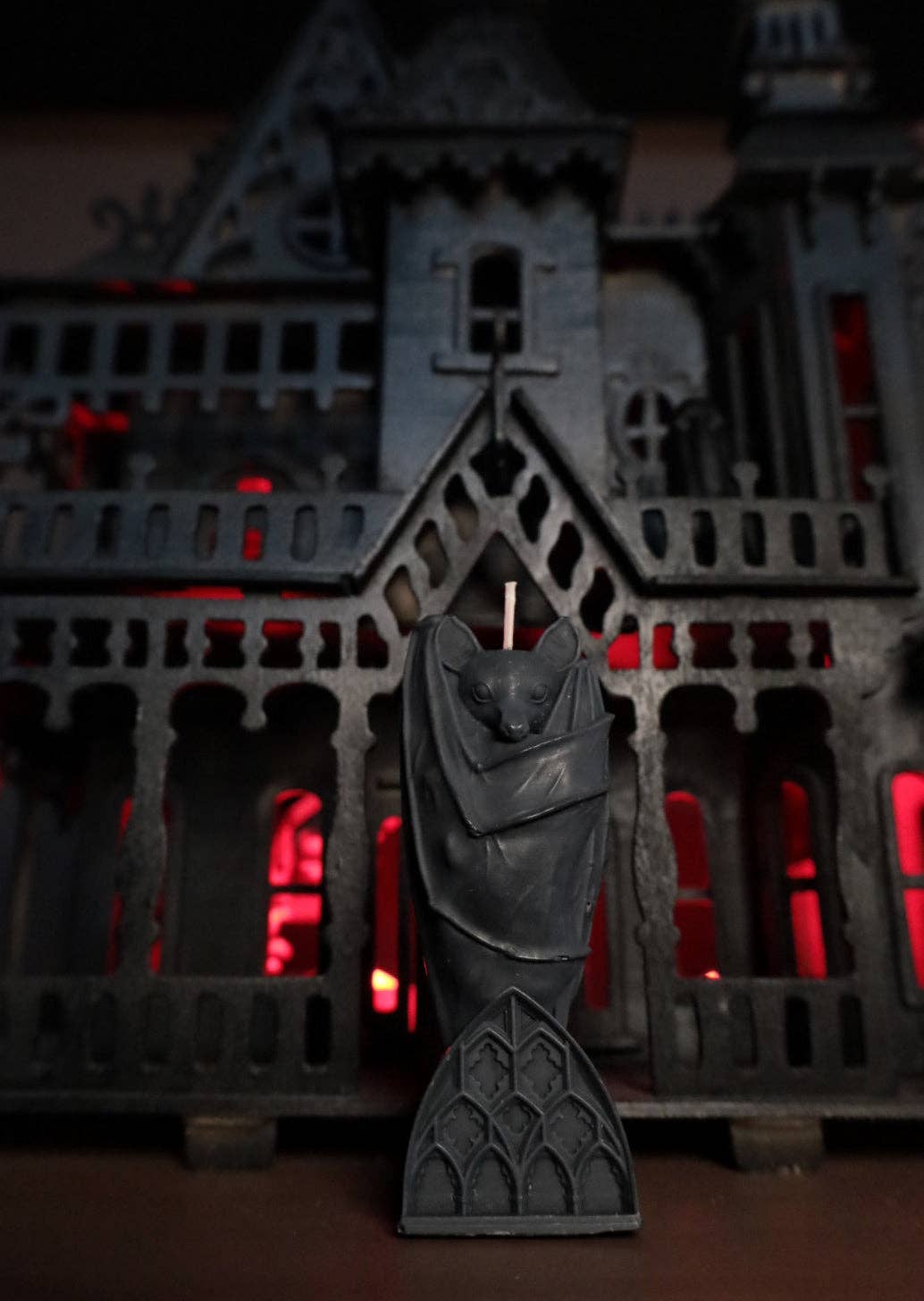 Mayhem Made Lucius Gothic Bat Candle