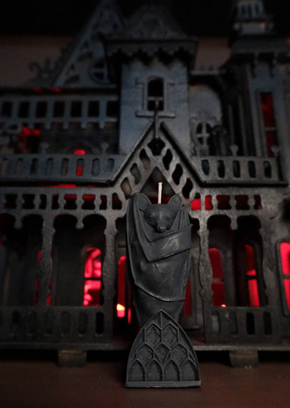 Mayhem Made Lucius Gothic Bat Candle