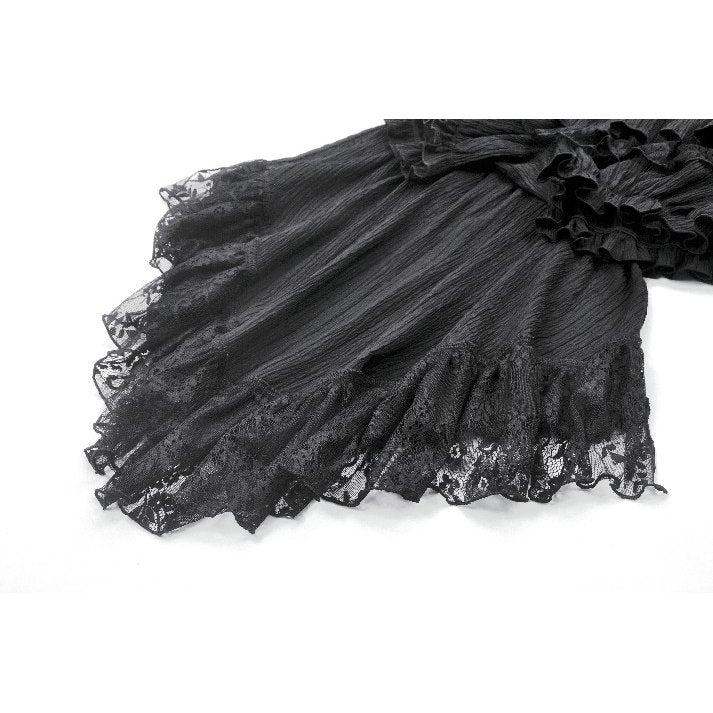 Dark in Love Cordelia Gothic High-Low Layered Skirt
