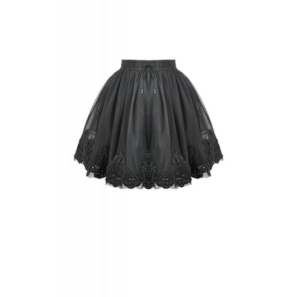 Soft tulle fabric texture zoom