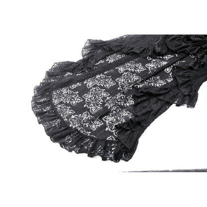 Dark in Love Halia Gothic Hi-lo Skirt - Kate's Clothing