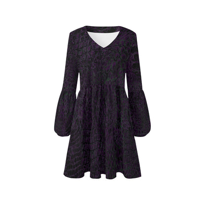 ANTIBrand Hydra Skin Tiered Dress