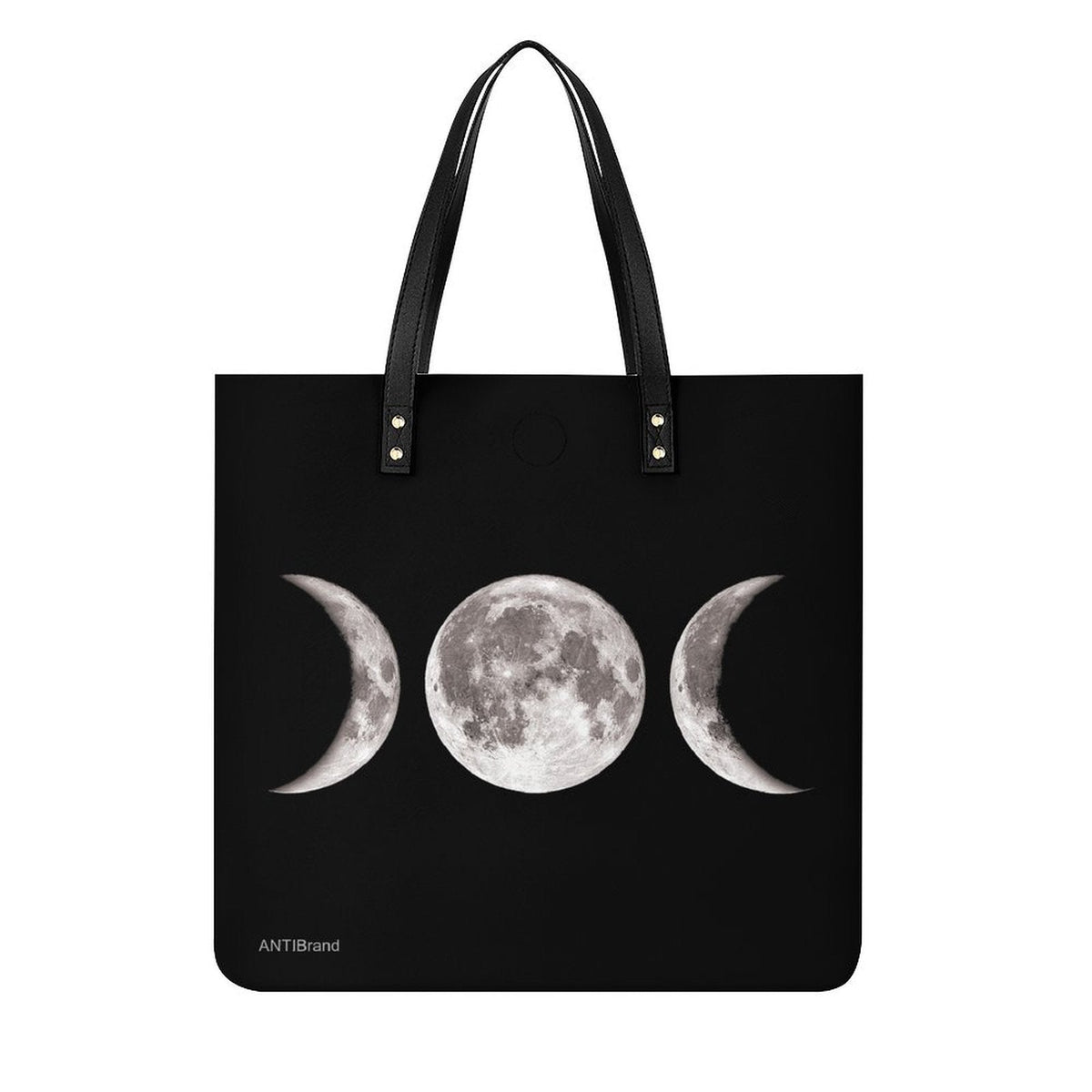 ANTIBrand Triple Moon Goddess coated canvas tote bag, front