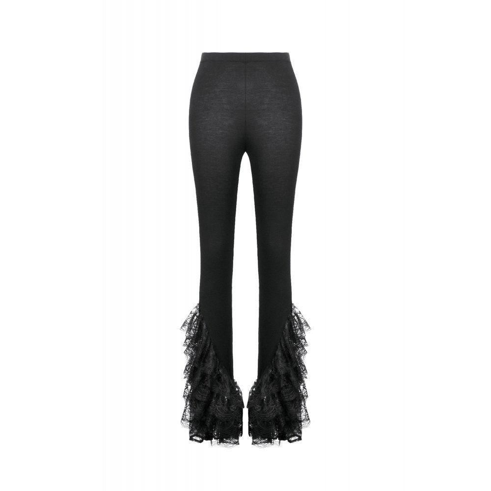Punk Rave Goth Flare Leggings