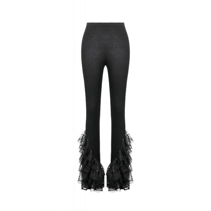 Punk Rave Goth Flare Leggings