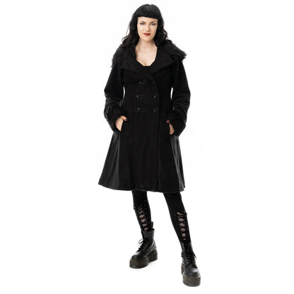Poizen Industries Eirwen Coat – Black