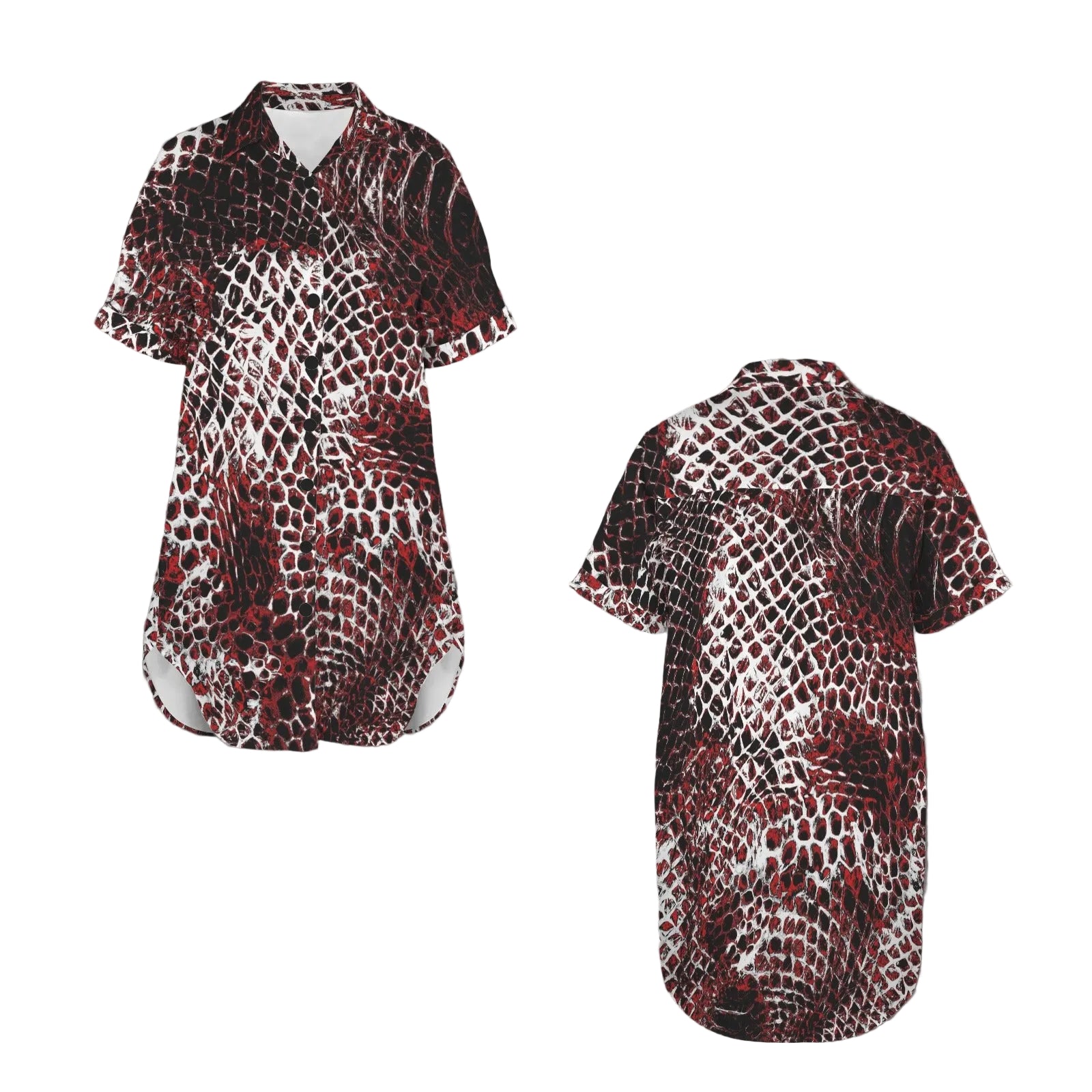 ANTIBrand Basilisk Skin Shirt Dress