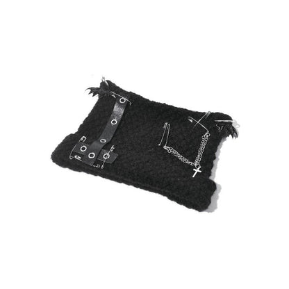 Dark In Love Mina Punk Metal Knit Hat