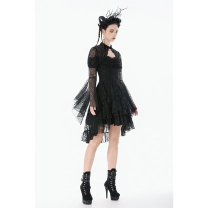 Dark in Love Elara Gothic Versatile Lace Shoulder Cape