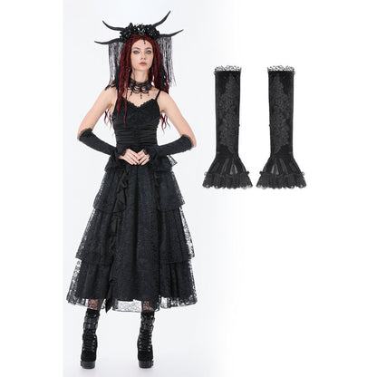 Dark in Love Lillian Victorian Lace Arm Warmers