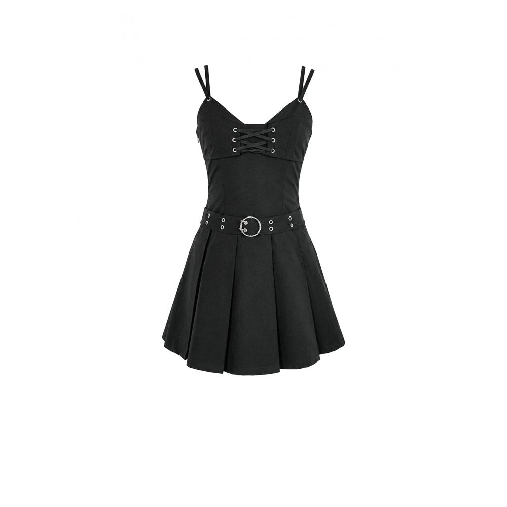 Dark in Love Crypt Rebel Pleated Dress