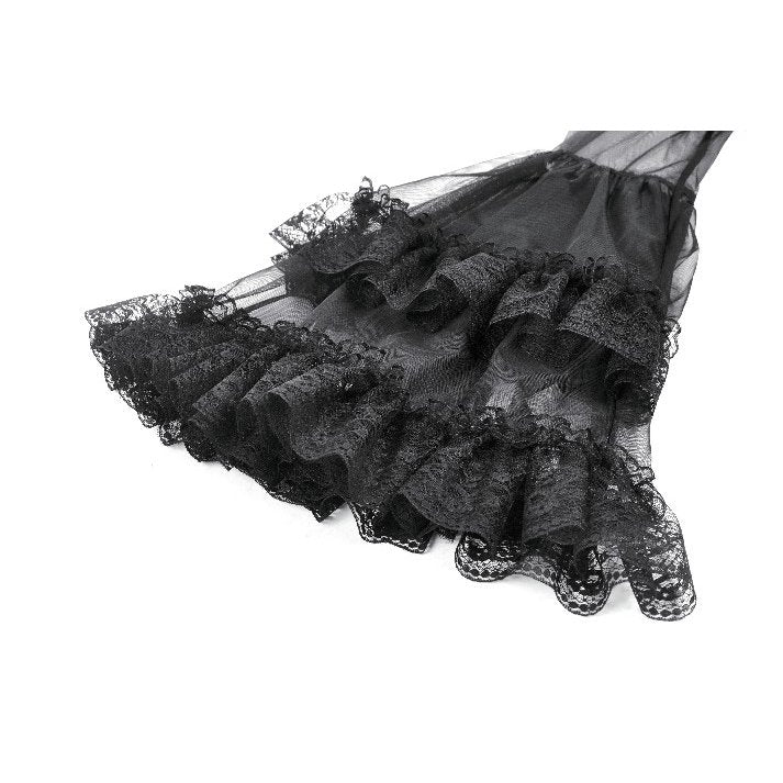 Dark in Love Lilith Bell Sleeve Gothic Maxi Dress