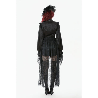 Dark in Love Sabina High-Low Sheer Lace Skirt