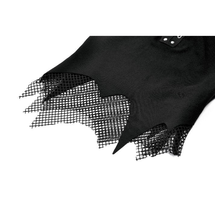 Dark in Love Dark Punk Mesh Chain Top