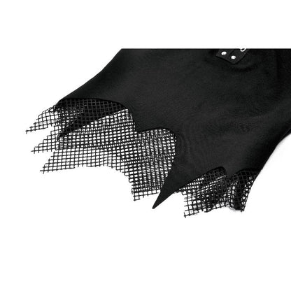 Dark in Love Dark Punk Mesh Chain Top